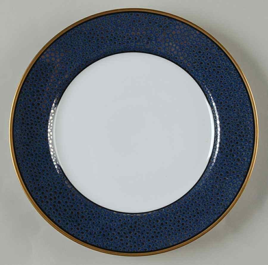 Shagreen Lapis Blue Salad Plate by Fitz & Floyd-1