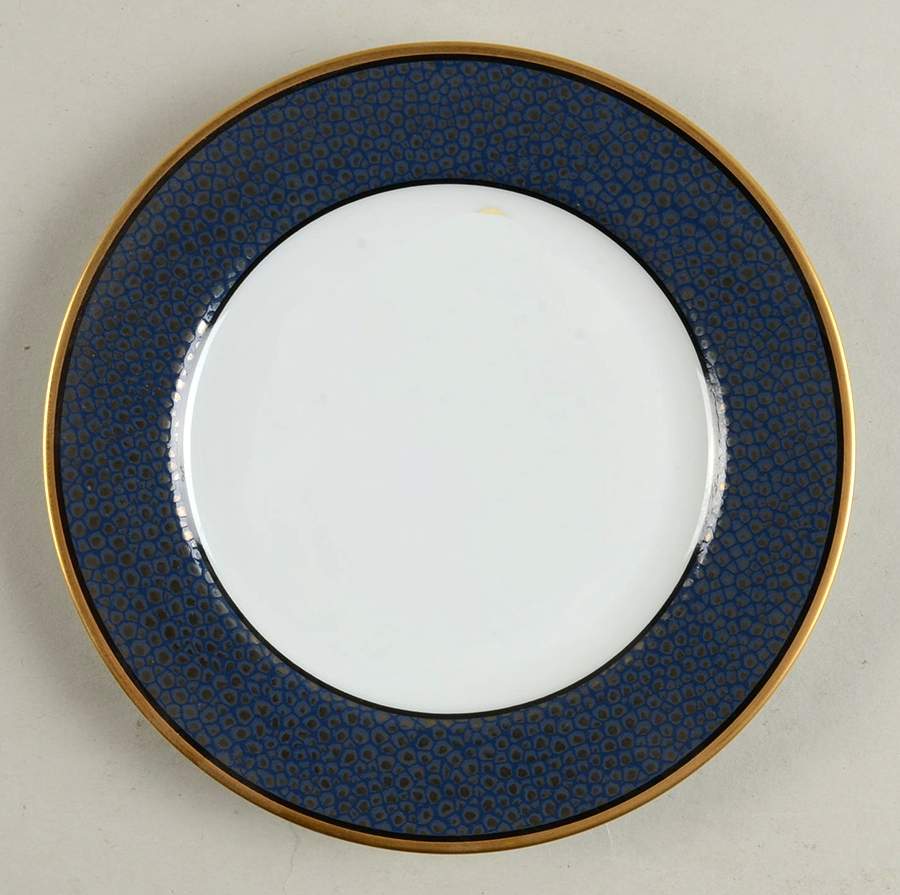 Shagreen Lapis Blue Bread & Butter Plate by Fitz & Floyd-1