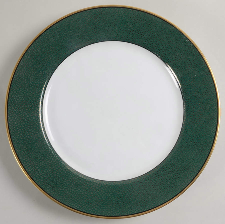 Shagreen Teal Green Service Plate (Charger) by Fitz & Floyd-1