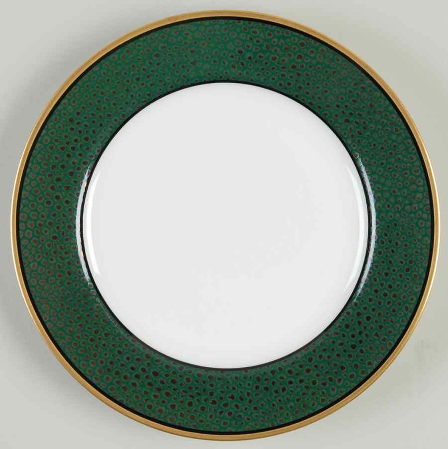 Shagreen Teal Green Bread & Butter Plate by Fitz & Floyd-1