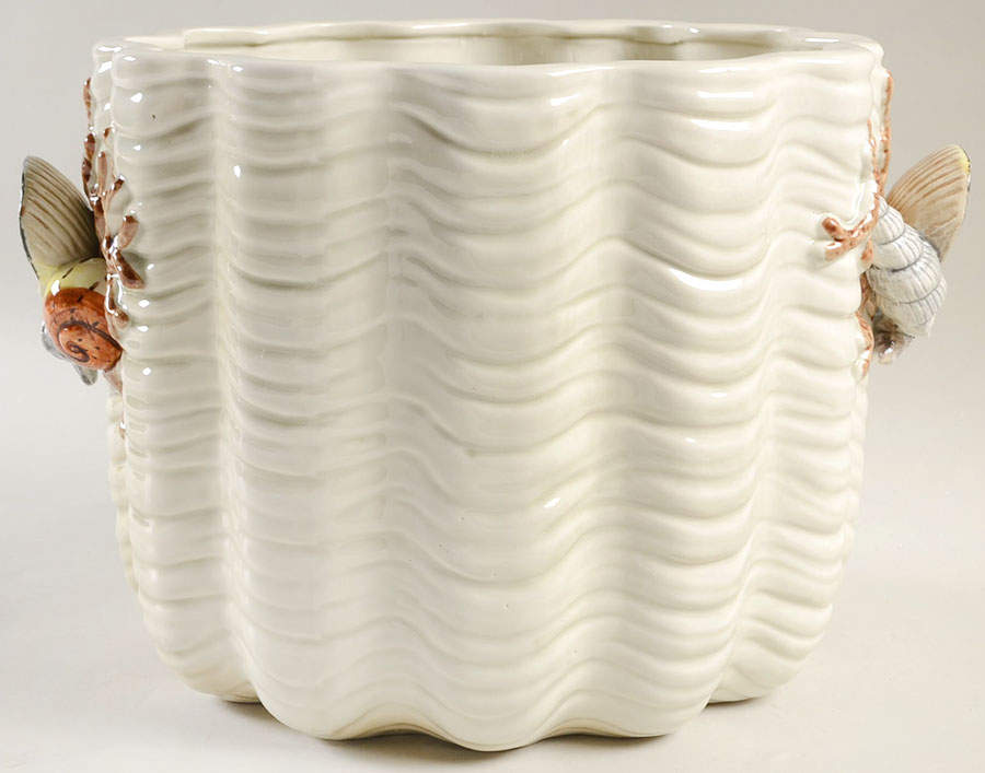 Shell 8" Cachepot by Fitz & Floyd-1