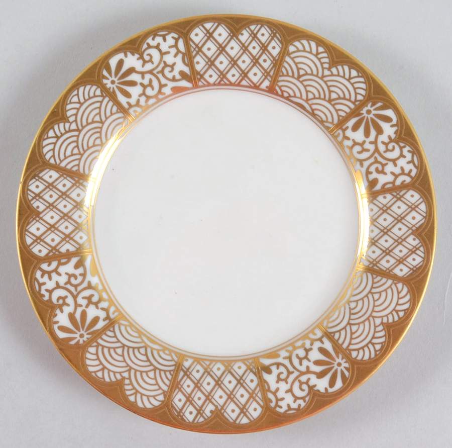 Shinmonzen Black Bread & Butter Plate by Fitz & Floyd-1