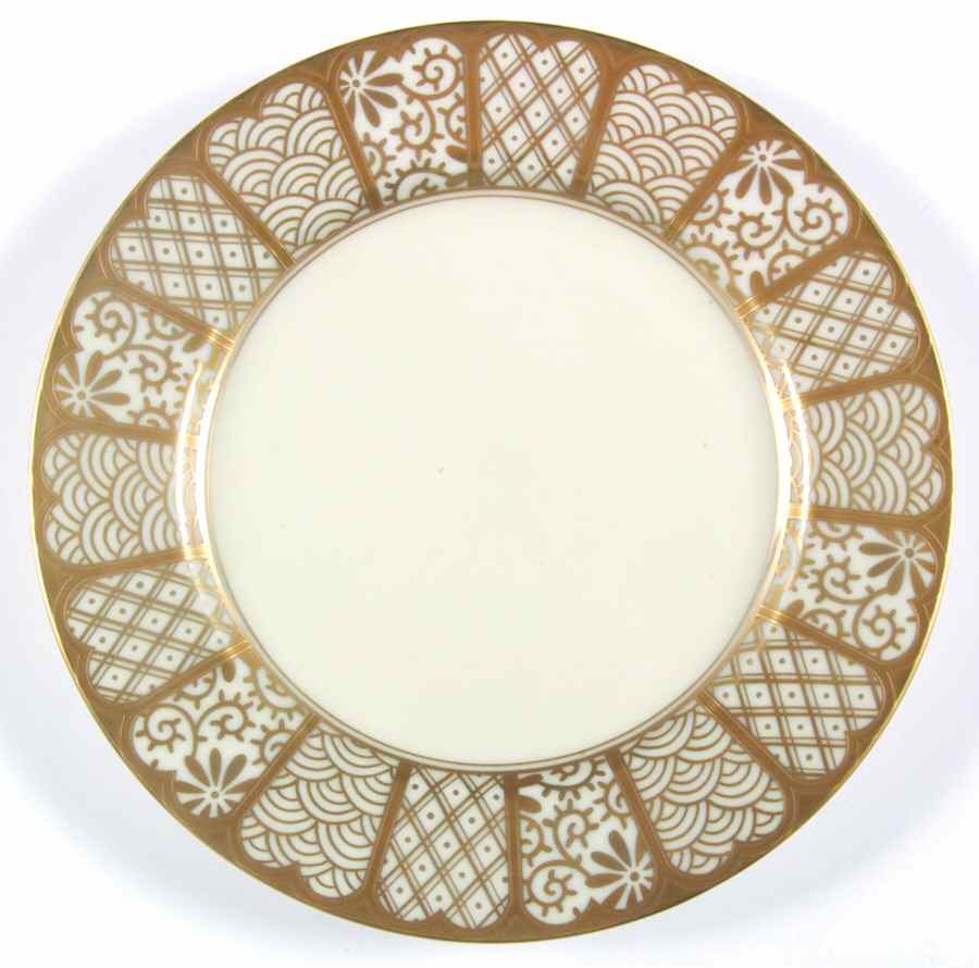 Shinmonzen Gold Salad Plate by Fitz & Floyd-1
