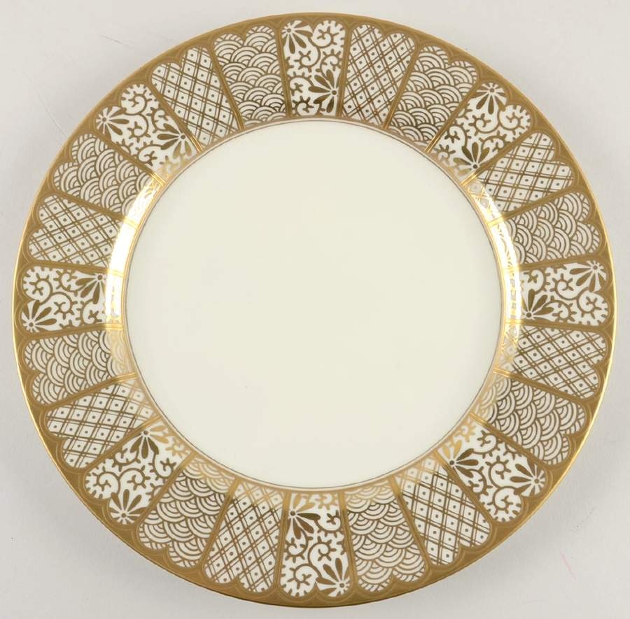Shinmonzen Gold Dinner Plate by Fitz & Floyd-1