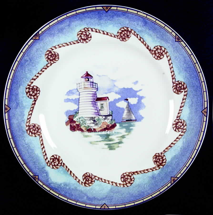 Shore Lights Dinner Plate by Fitz & Floyd-1