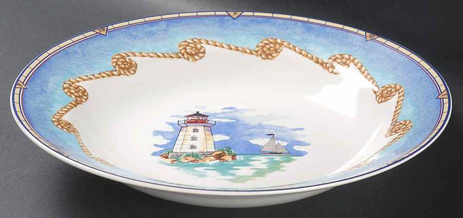 Shore Lights Large Rim Soup Bowl by Fitz & Floyd-1