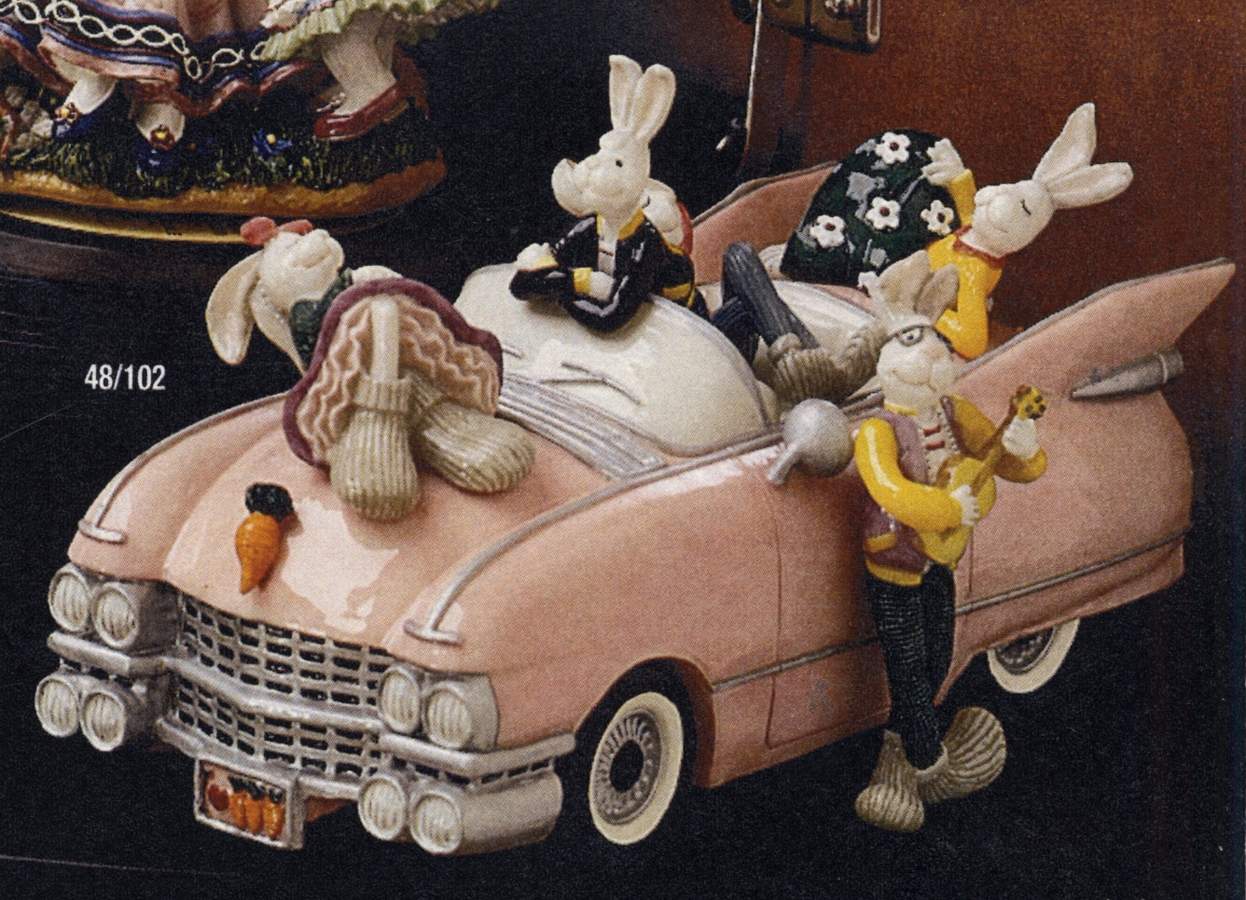 Sock Hoppers Musical Figurine by Fitz & Floyd-1