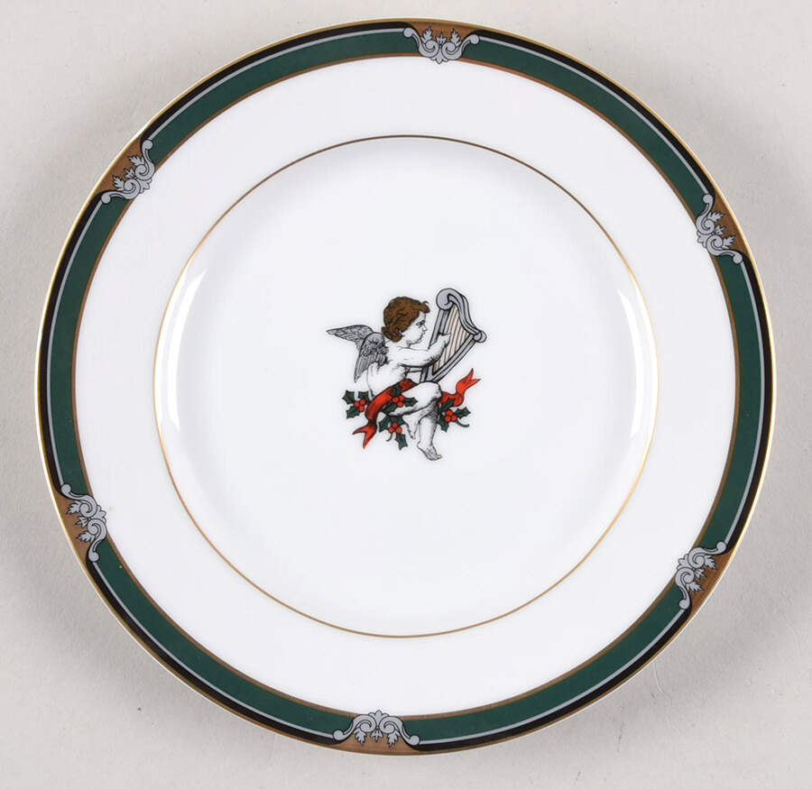 Somerset Holiday Salad Plate by Fitz and Floyd-1