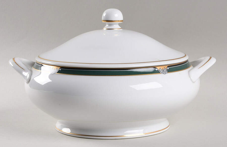 Somerset Round Covered Vegetable by Fitz and Floyd-1