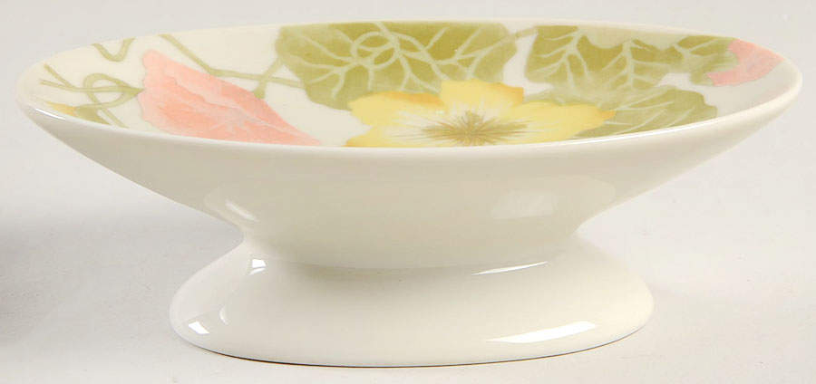 Spring Flower (Cream Background) Soap Dish by Fitz & Floyd-1