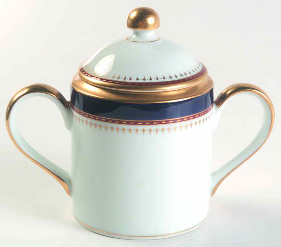 Starburst Sugar Bowl & Lid by Fitz & Floyd-1