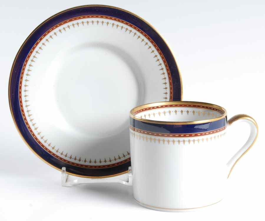 Starburst Flat Demitasse Cup & Saucer Set by Fitz & Floyd-1