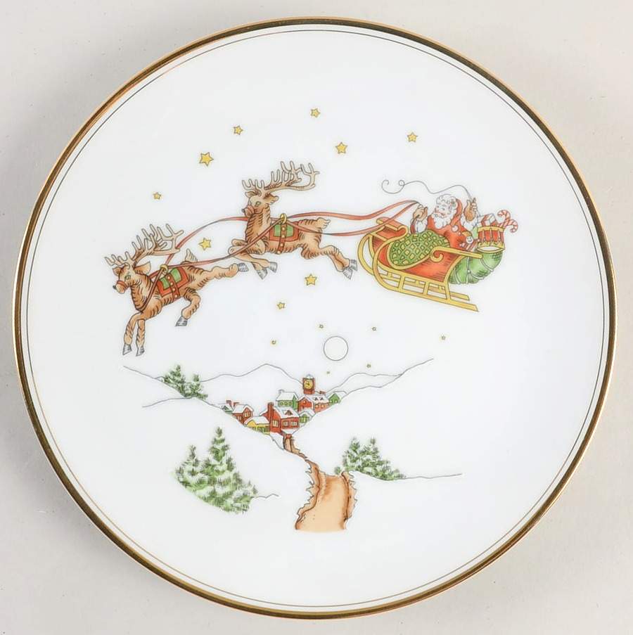 St. Nicholas Canape Plate by Fitz & Floyd-1
