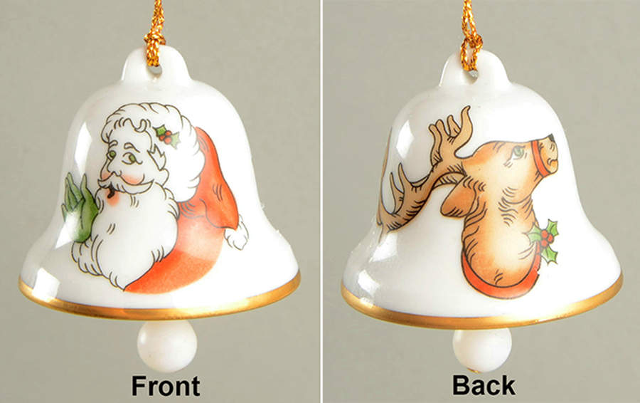 St. Nicholas Bell Ornament by Fitz & Floyd-1