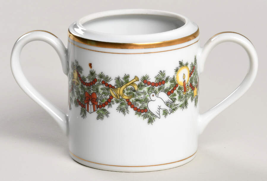 St. Nicholas Sugar Bowl No Lid by Fitz & Floyd-1