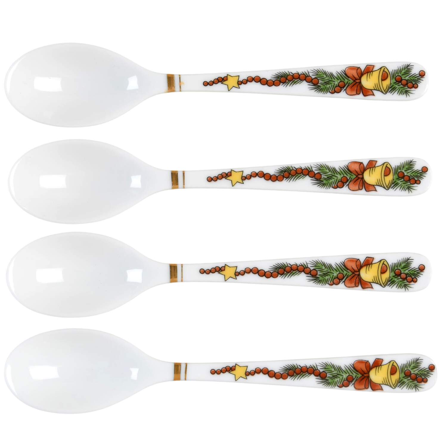 St. Nicholas Ceramic Teaspoon - Set of 4 by Fitz & Floyd-1