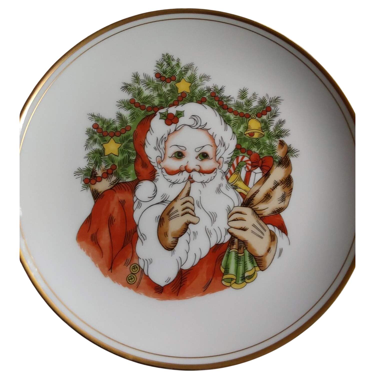 St. Nicholas Bread & Butter Plate by Fitz & Floyd-1