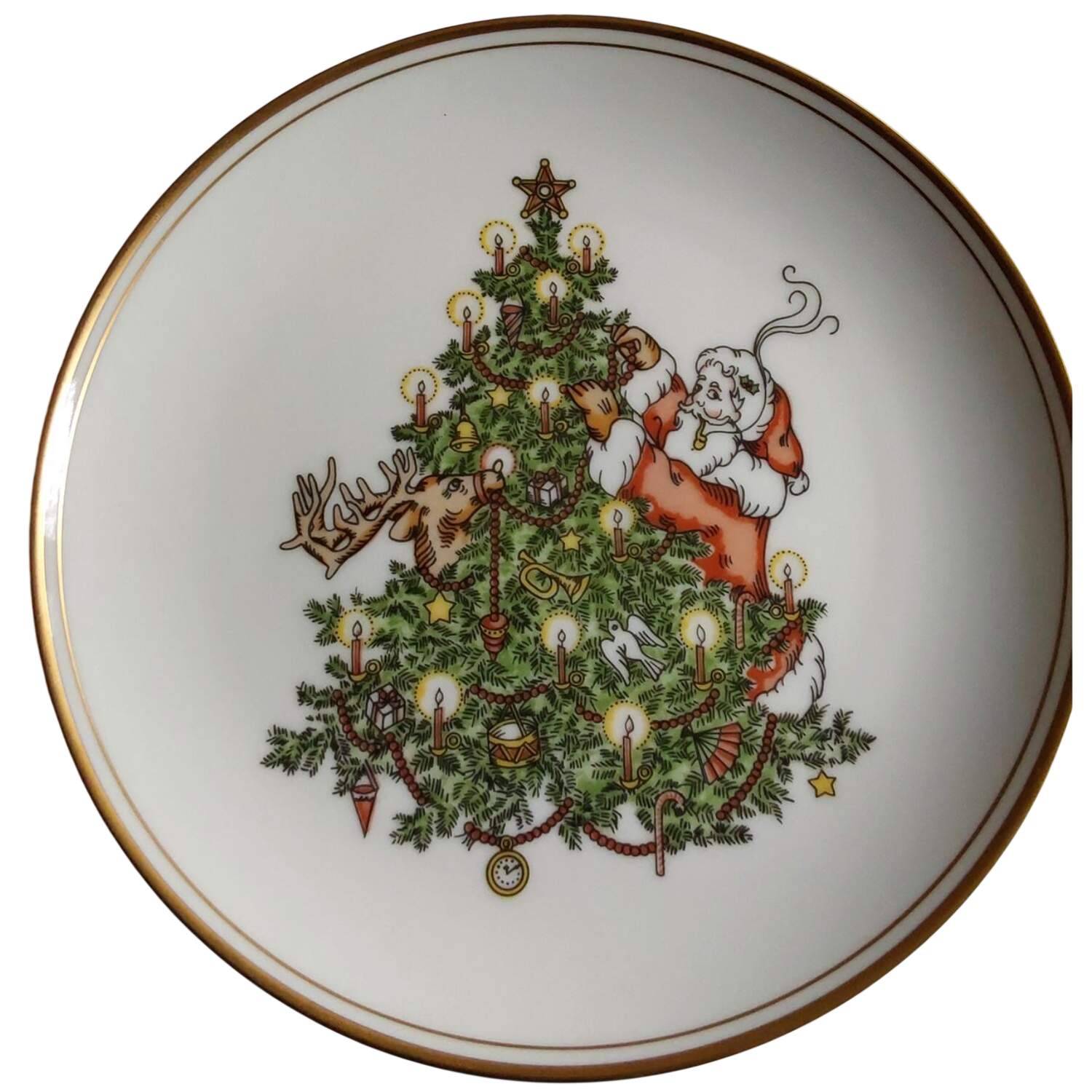 St. Nicholas Bread & Butter Plate by Fitz & Floyd-1