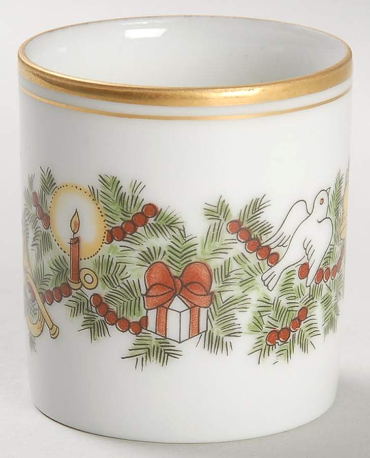 St. Nicholas Candle Votive/Toothpick Holder by Fitz & Floyd-1