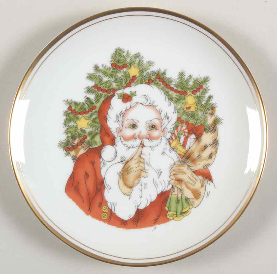 St. Nicholas Dessert/Pie Plate by Fitz & Floyd-1