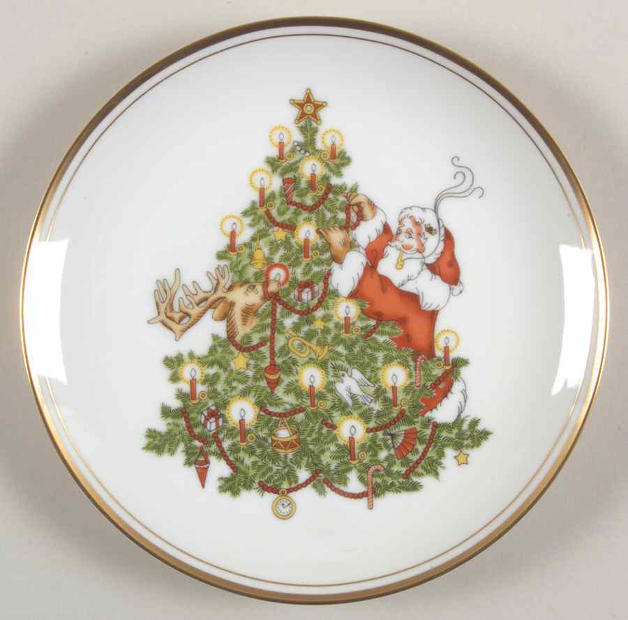 St. Nicholas Dessert/Pie Plate by Fitz & Floyd-1