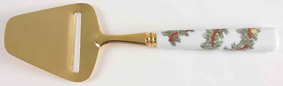 St. Nicholas Cheese Plane with Stainless Plane by Fitz & Floyd-1