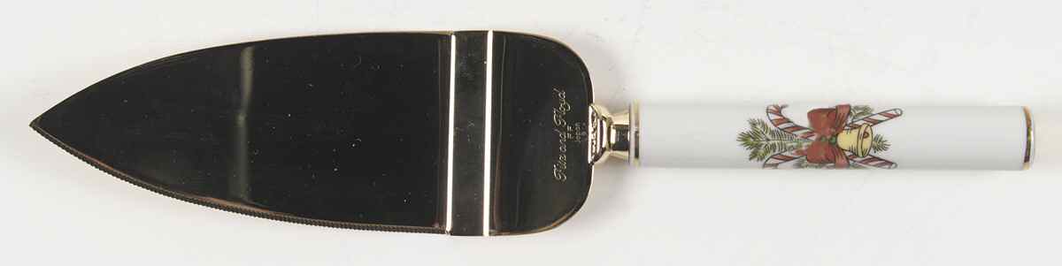 St. Nicholas Pie Server with Stainless Blade by Fitz & Floyd-1