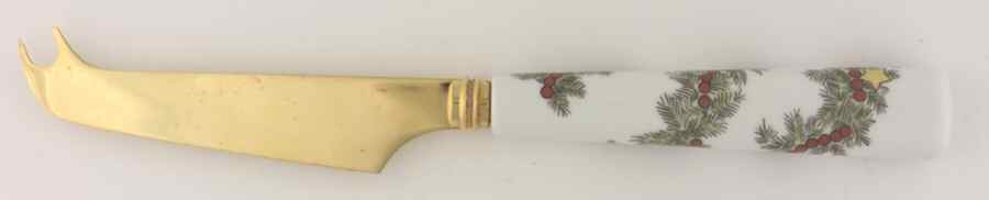 St. Nicholas Cheese Knife with Stainless Blade by Fitz & Floyd-1