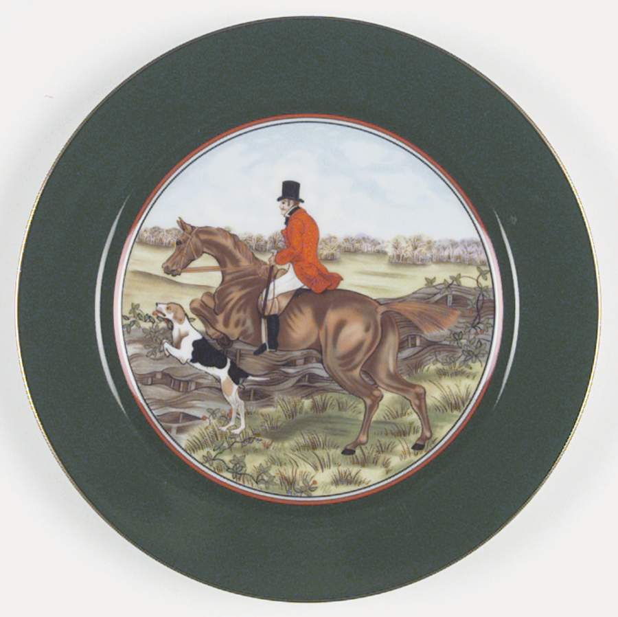 Tallyho Luncheon Plate by Fitz & Floyd-1