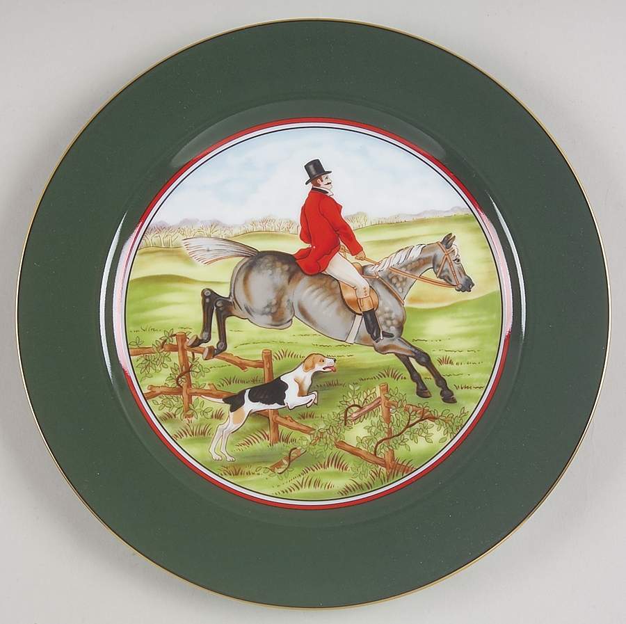 Tallyho Luncheon Plate by Fitz & Floyd-1