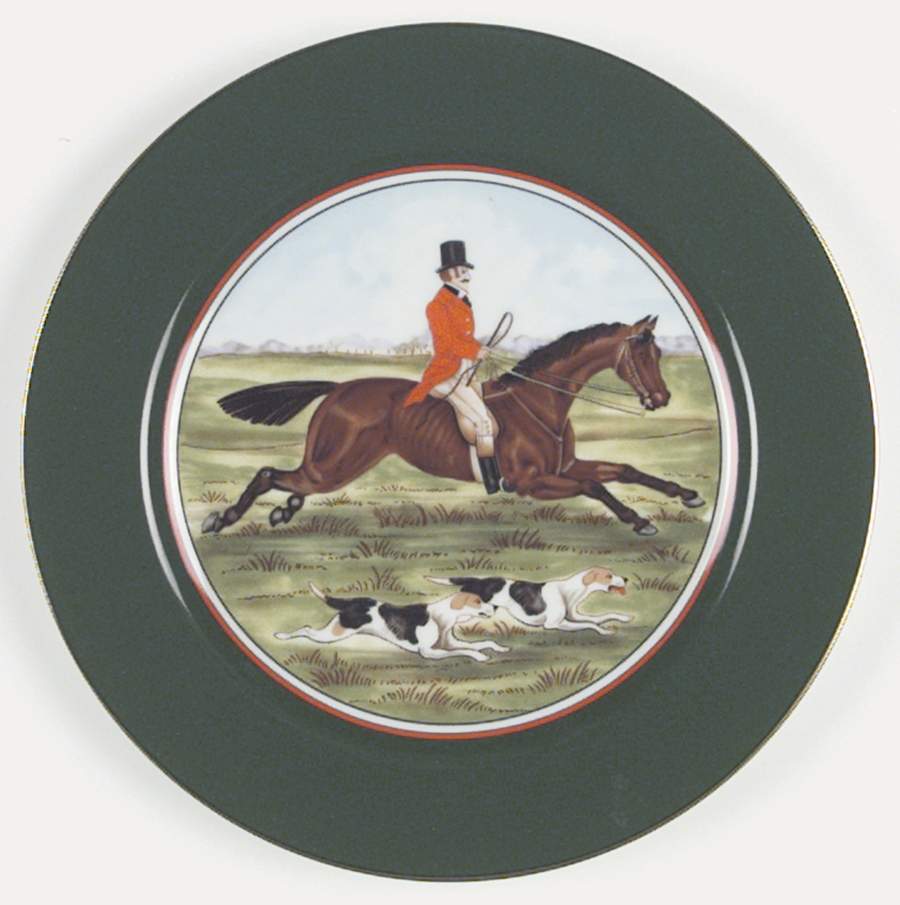 Tallyho Luncheon Plate by Fitz & Floyd-1