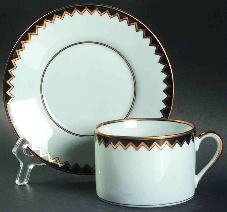 Taos Flat Cup & Saucer Set by Fitz & Floyd-1