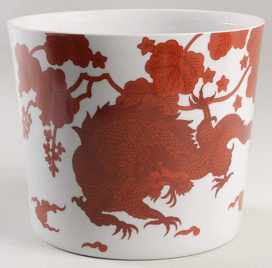 Temple Dragon Medium Cachepot by Fitz & Floyd-1
