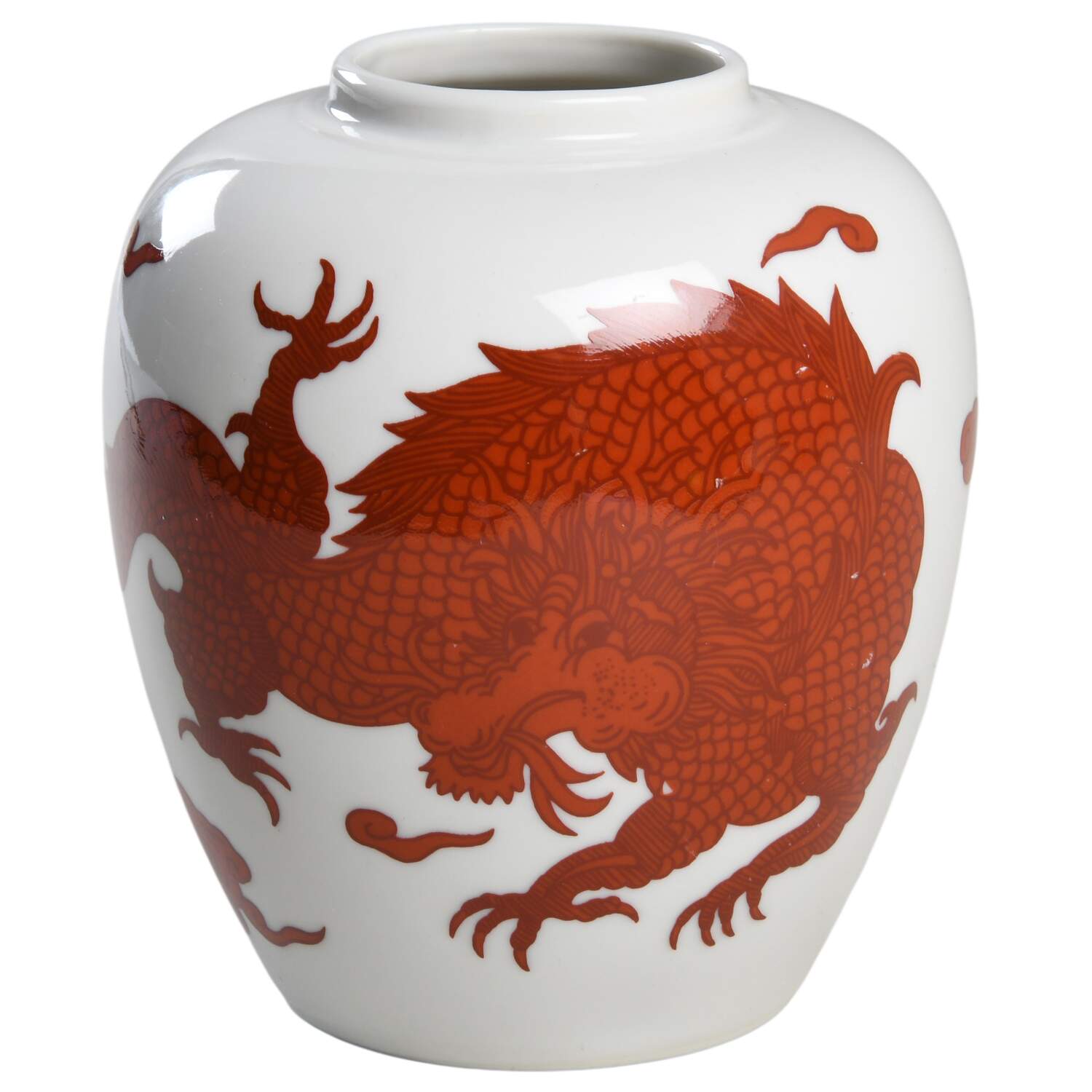 Temple Dragon Medium Ginger Jar No Lid by Fitz & Floyd-1