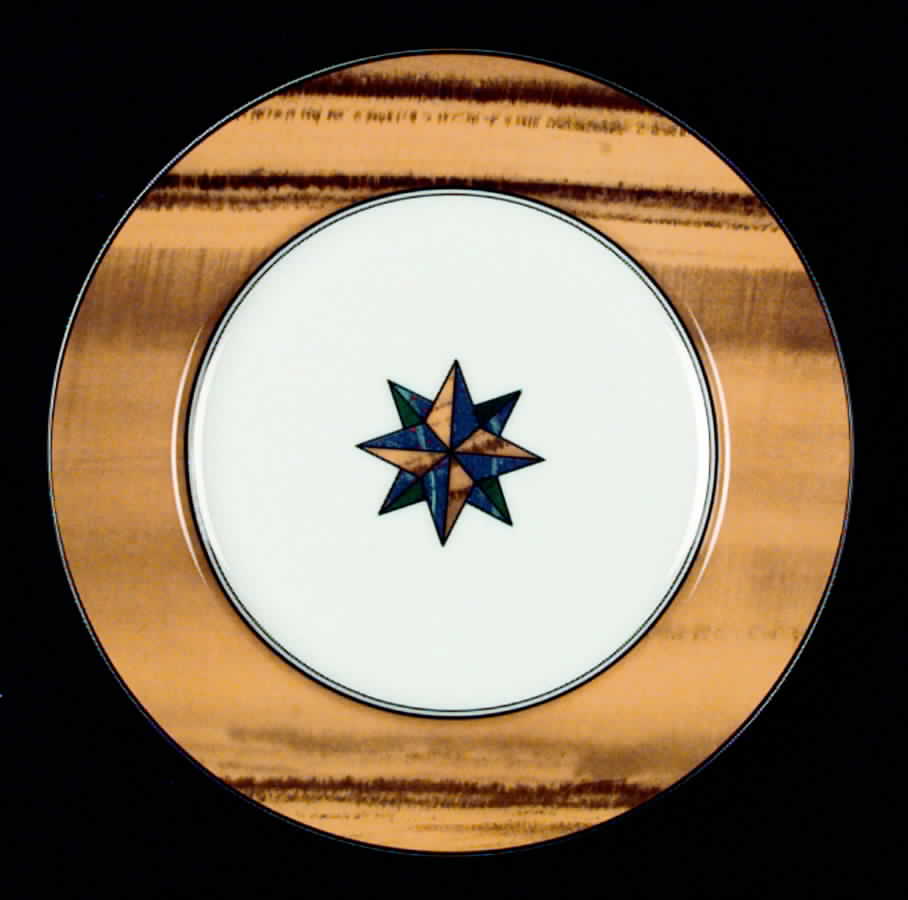 Tiger's Eye Salad Plate by Fitz & Floyd-1