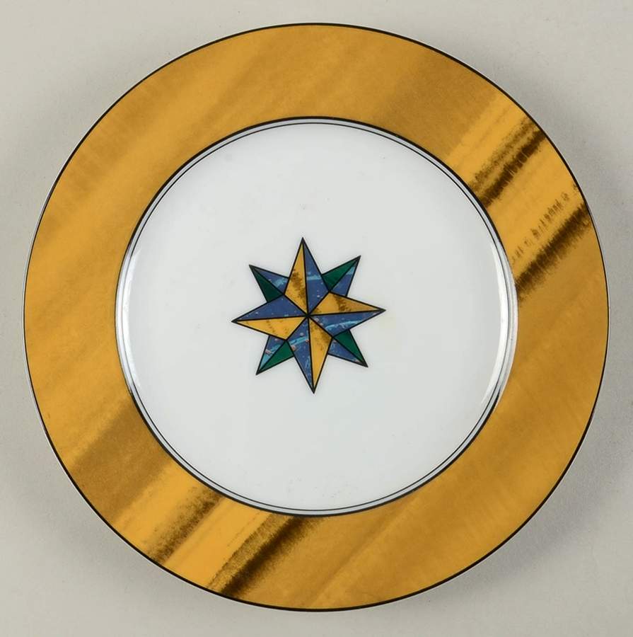 Tiger's Eye Bread & Butter Plate by Fitz & Floyd-1