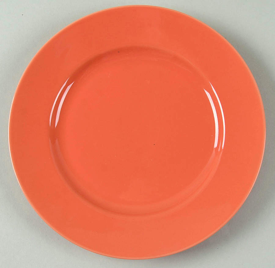 Total Color Apricot (Round, Smooth) Salad Plate by Fitz and Floyd-1