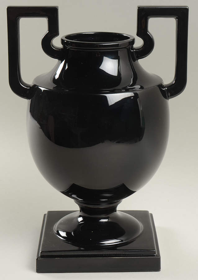 Total Color Black (Round, Smooth) Urn by Fitz and Floyd-1