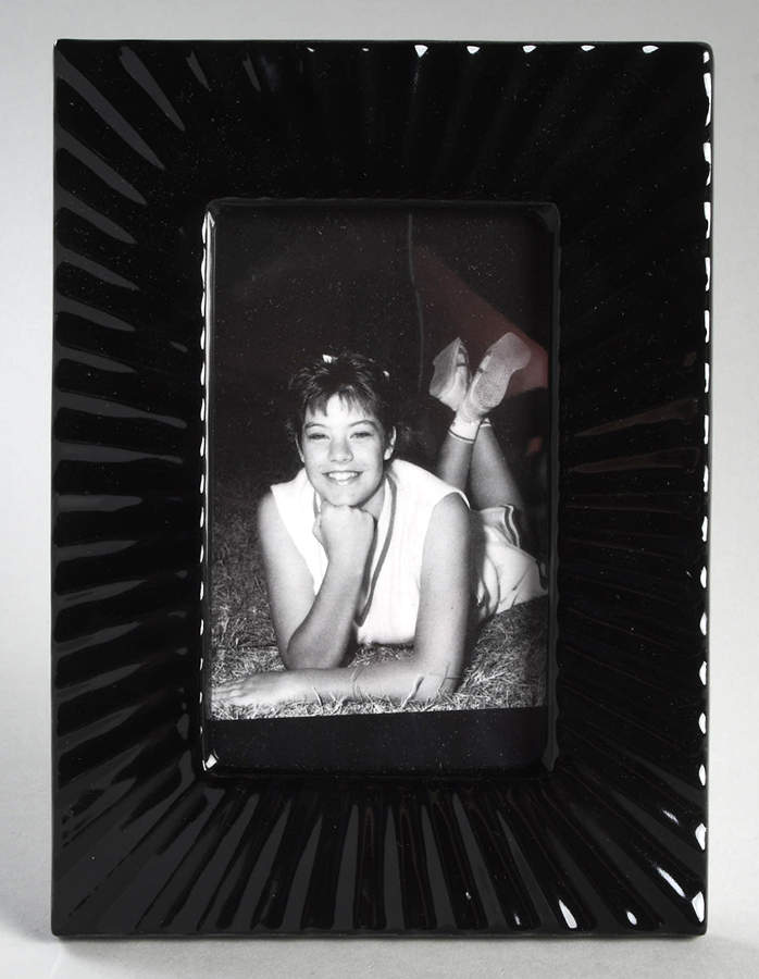 Total Color Black (Round, Smooth) Frame-Holds 4" X 6" by Fitz and Floyd-1