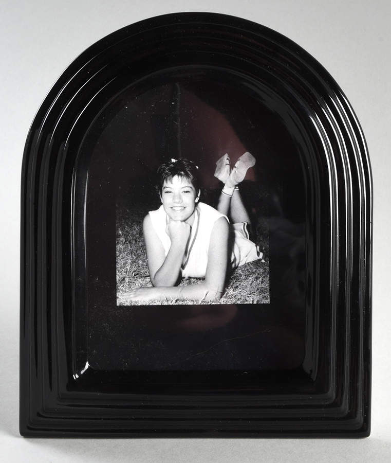 Total Color Black (Round, Smooth) Frame-Holds 4.5" X 5.5" by Fitz and Floyd-1