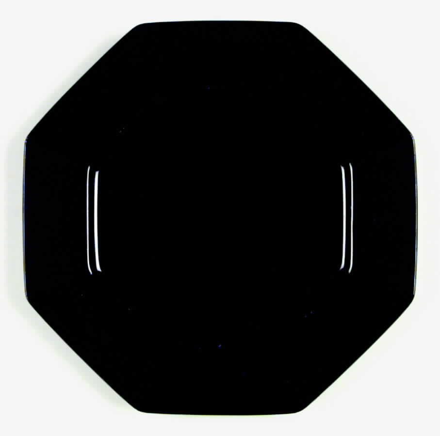 Total Color Black (Octagonal) Dinner Plate by Fitz and Floyd-1