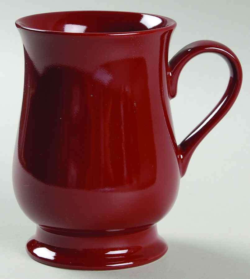 Total Color Cinnabar (Round) Footed Mug by Fitz and Floyd-1