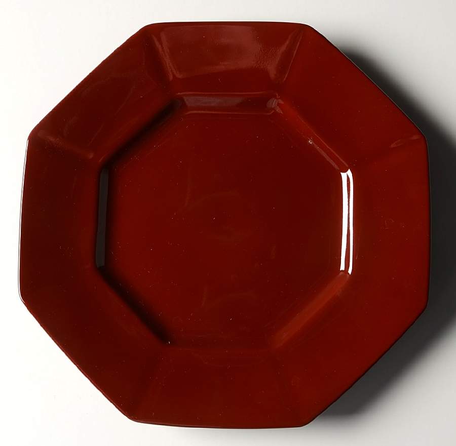 Total Color Cinnabar (Octagonal) Salad Plate by Fitz and Floyd-1