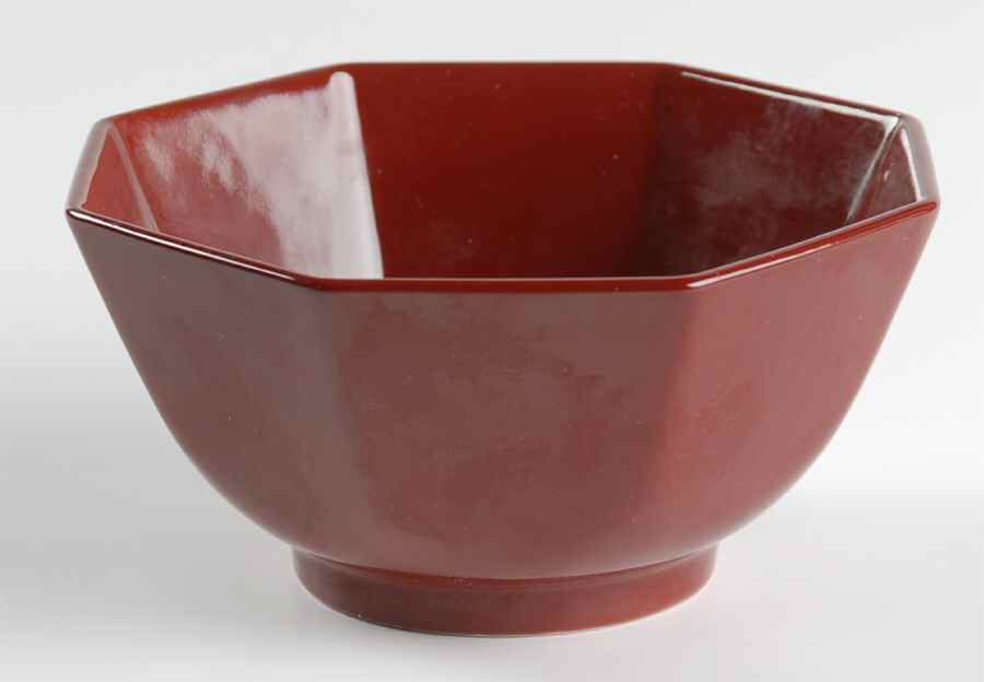 Total Color Cinnabar (Octagonal) 5" Octagonal Vegetable Bowl by Fitz and Floyd-1