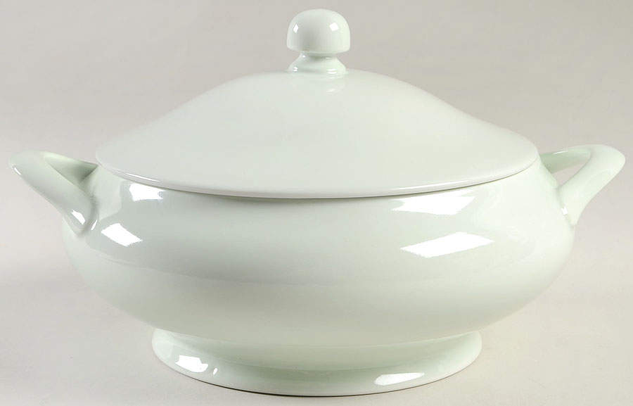 Total Color Mint Sherbert (Round) Round Covered Vegetable by Fitz and Floyd-1