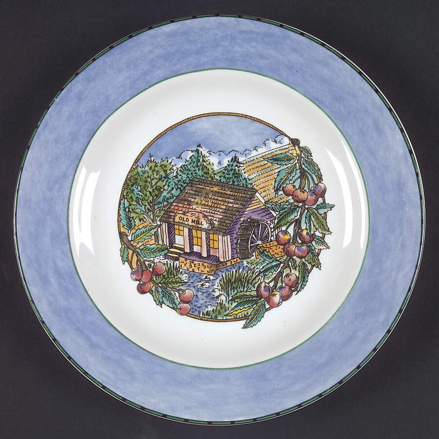 Town and Country Salad Plate by Fitz & Floyd-1