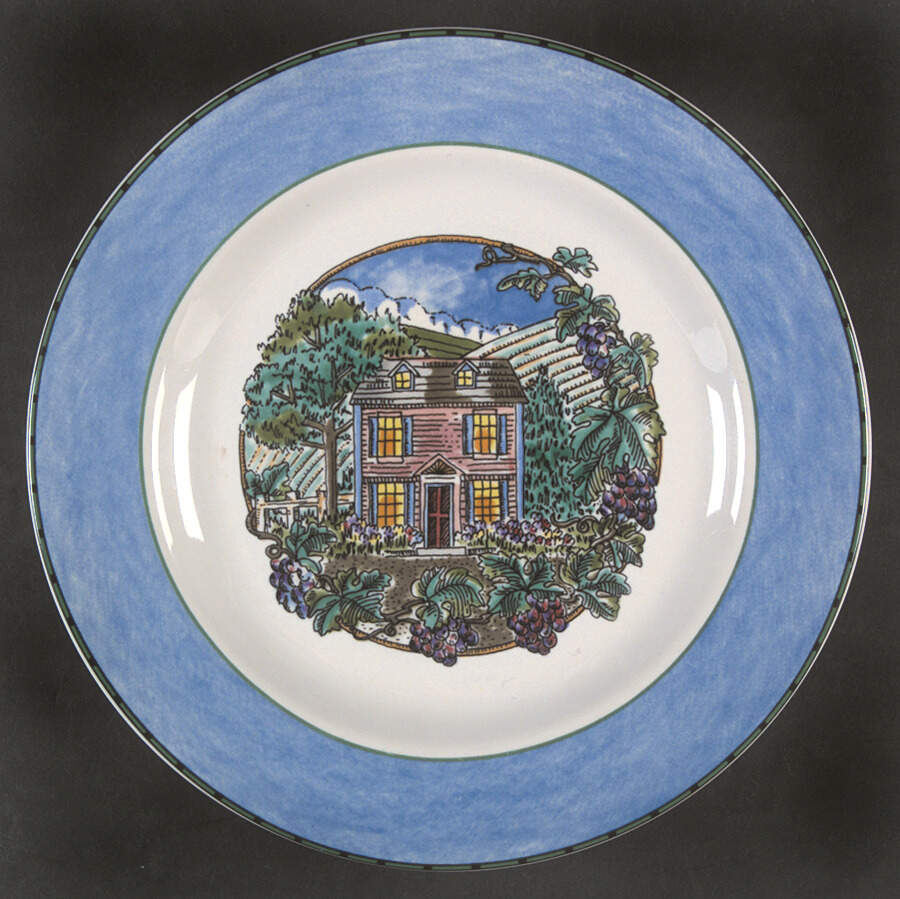 Town and Country Salad Plate by Fitz & Floyd-1