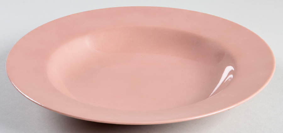 Total Color Dusty Rose (Round) Rim Soup Bowl by Fitz & Floyd-1