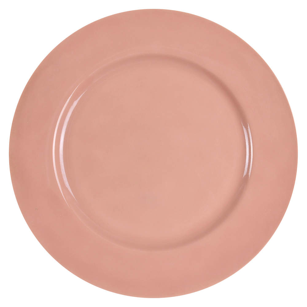 Total Color Dusty Rose (Round) Dinner Plate by Fitz & Floyd-1
