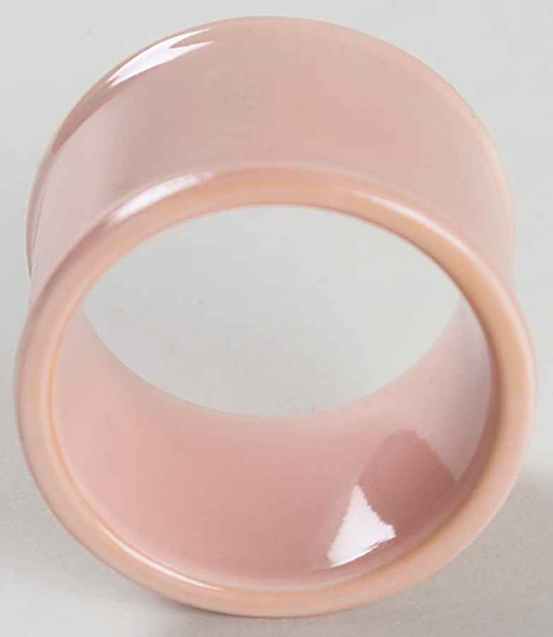 Total Color Coral Peach (Round) Napkin Ring by Fitz and Floyd-1